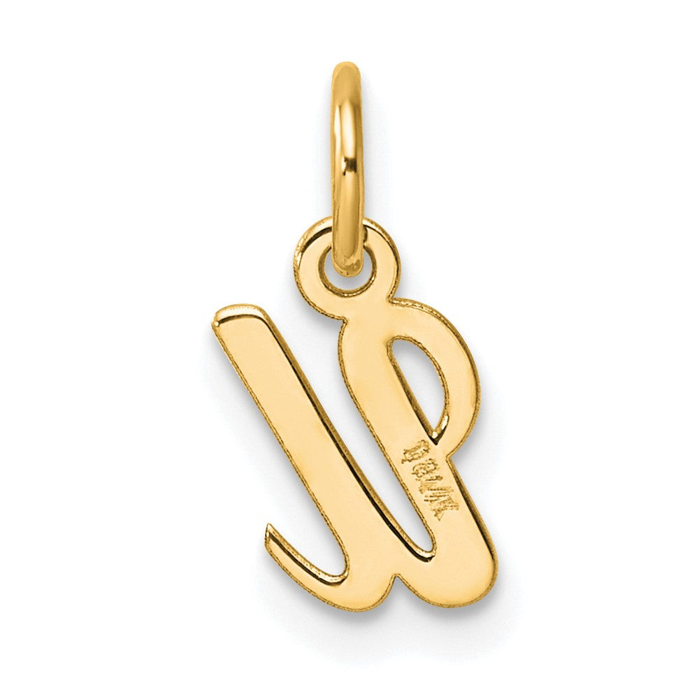 14K Small Script Letter U Initial Charm