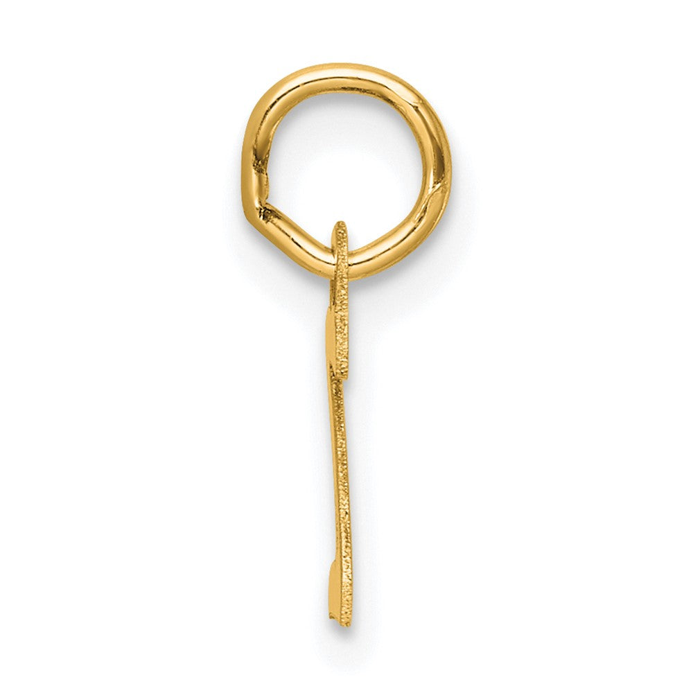 14K Small Script Letter Z Initial Charm