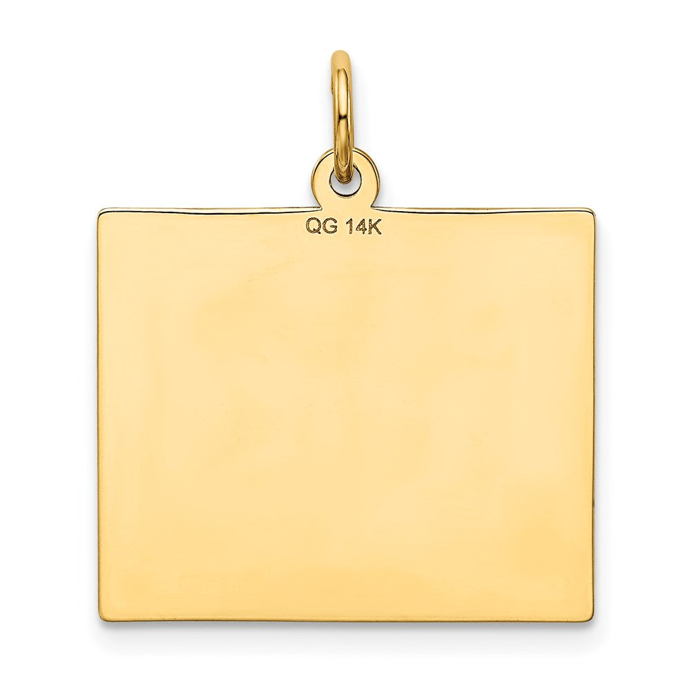 14k Thursday the First Day Calendar Pendant