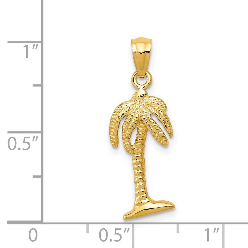 14k Palm Tree Pendant