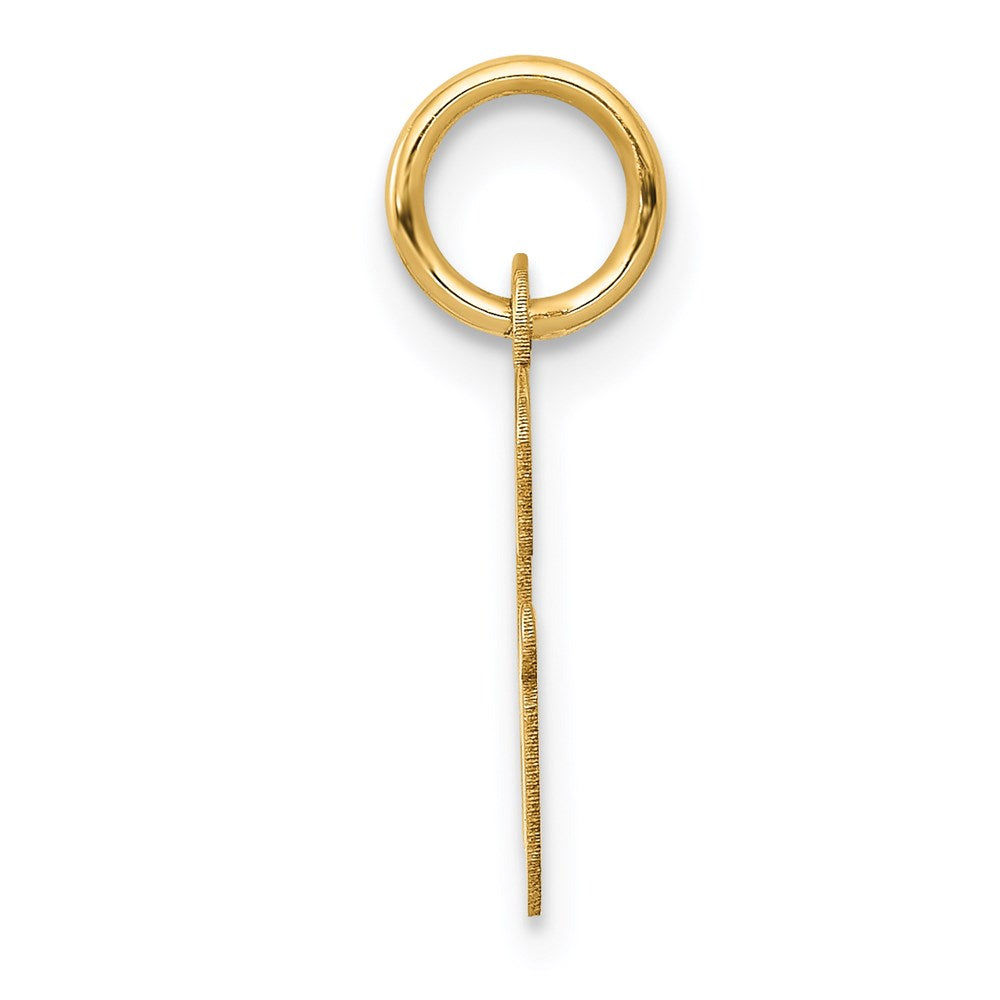 14k Small Script Letter G Initial Charm