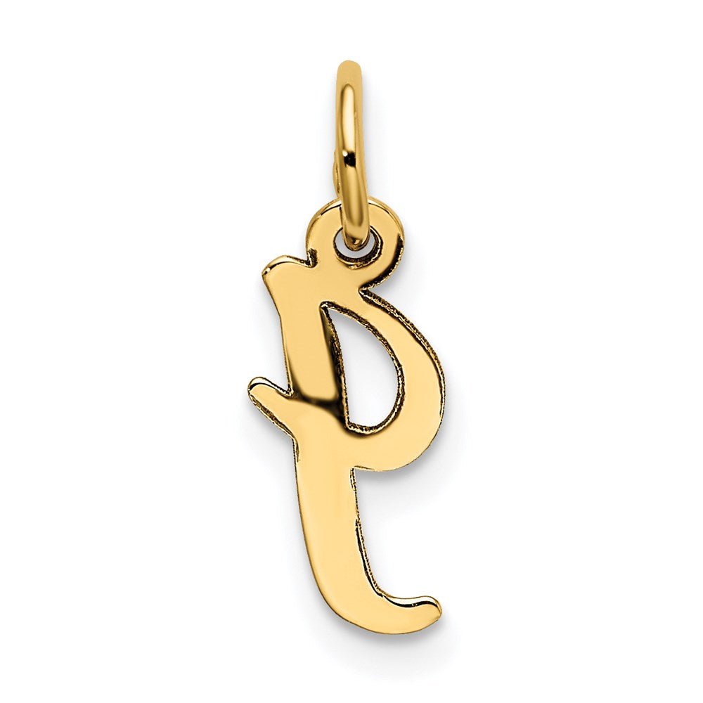 14k Small Script Letter I Initial Charm
