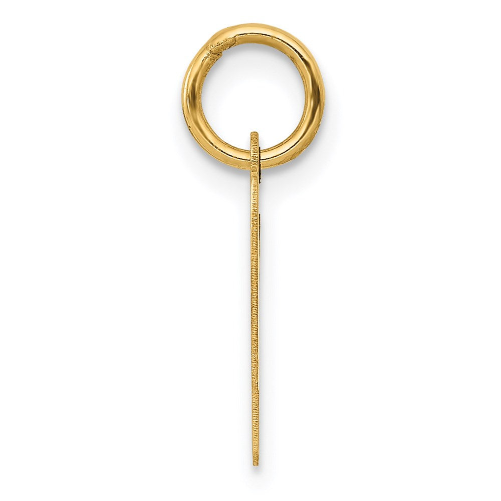 14k Small Script Letter P Initial Charm