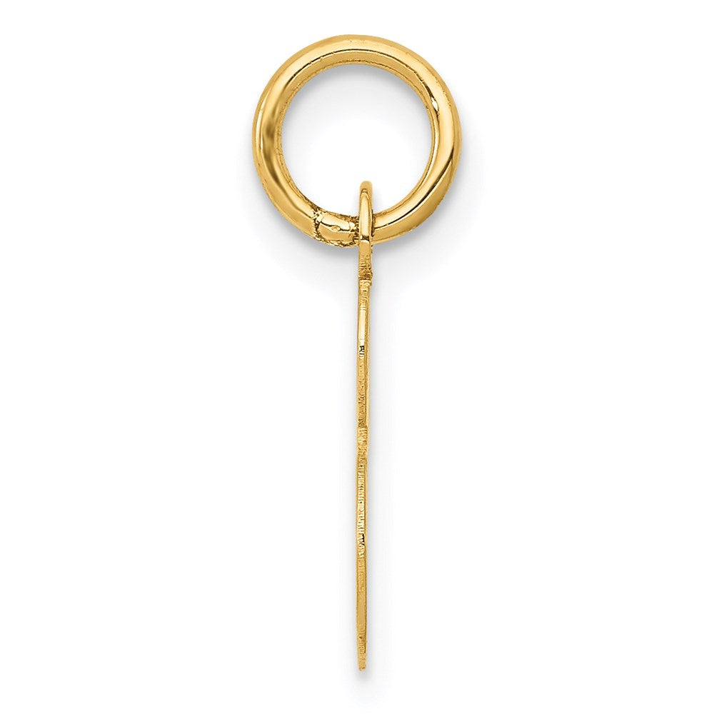 14k Small Script Letter S Initial Charm