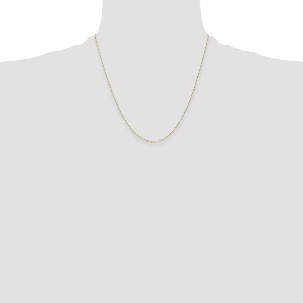 14k .4 mm Carded Cable Rope Chain