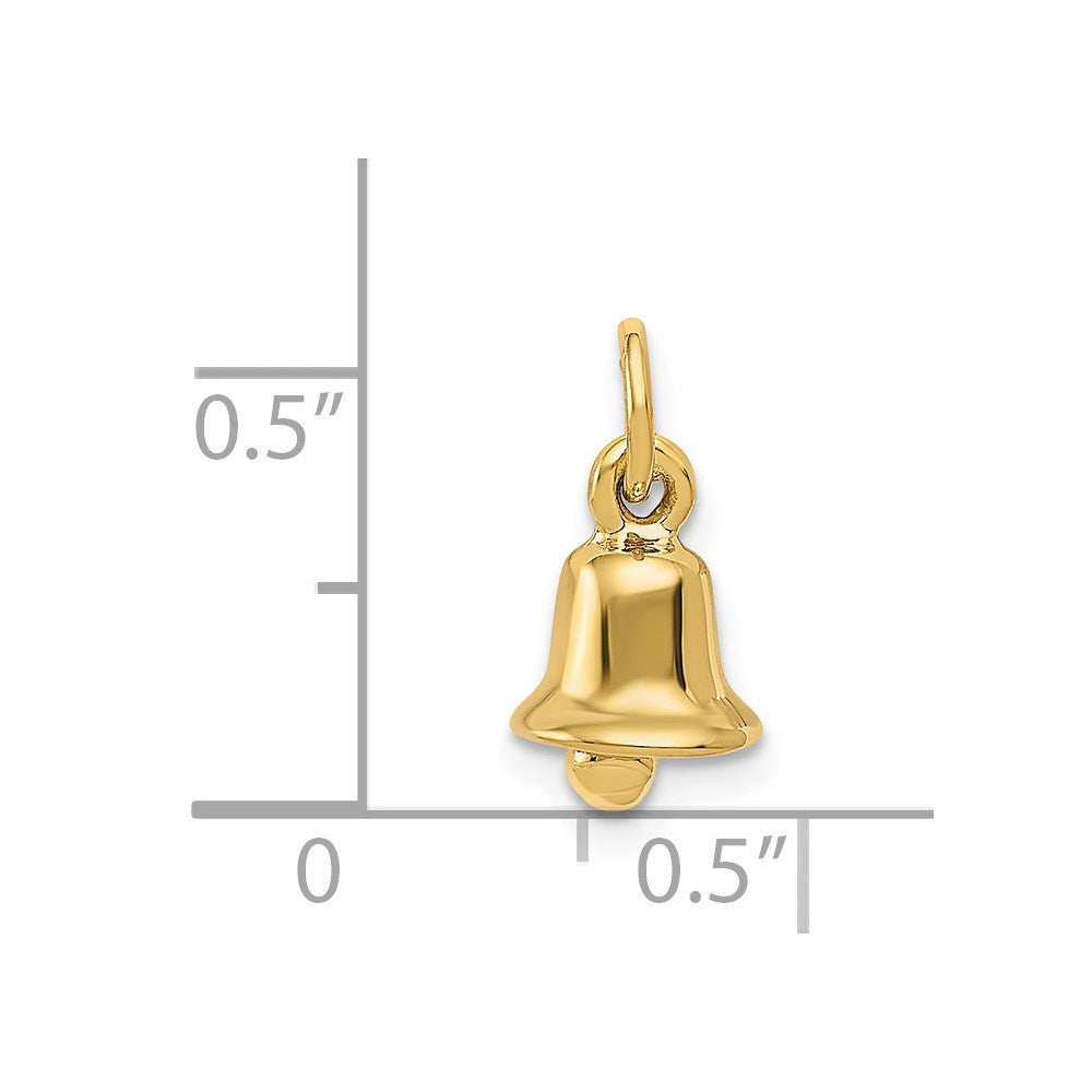 14k 3D Wedding Bell Charm