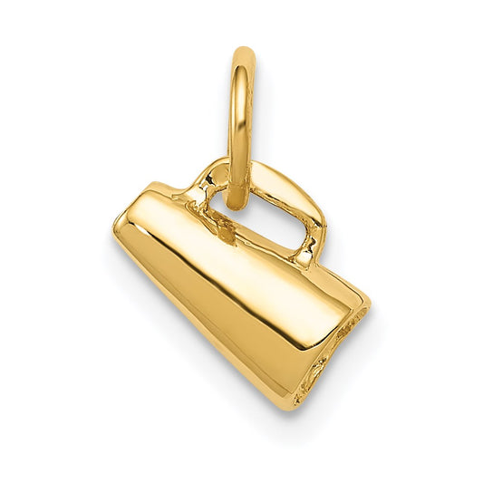 14K 3D Megaphone Charm