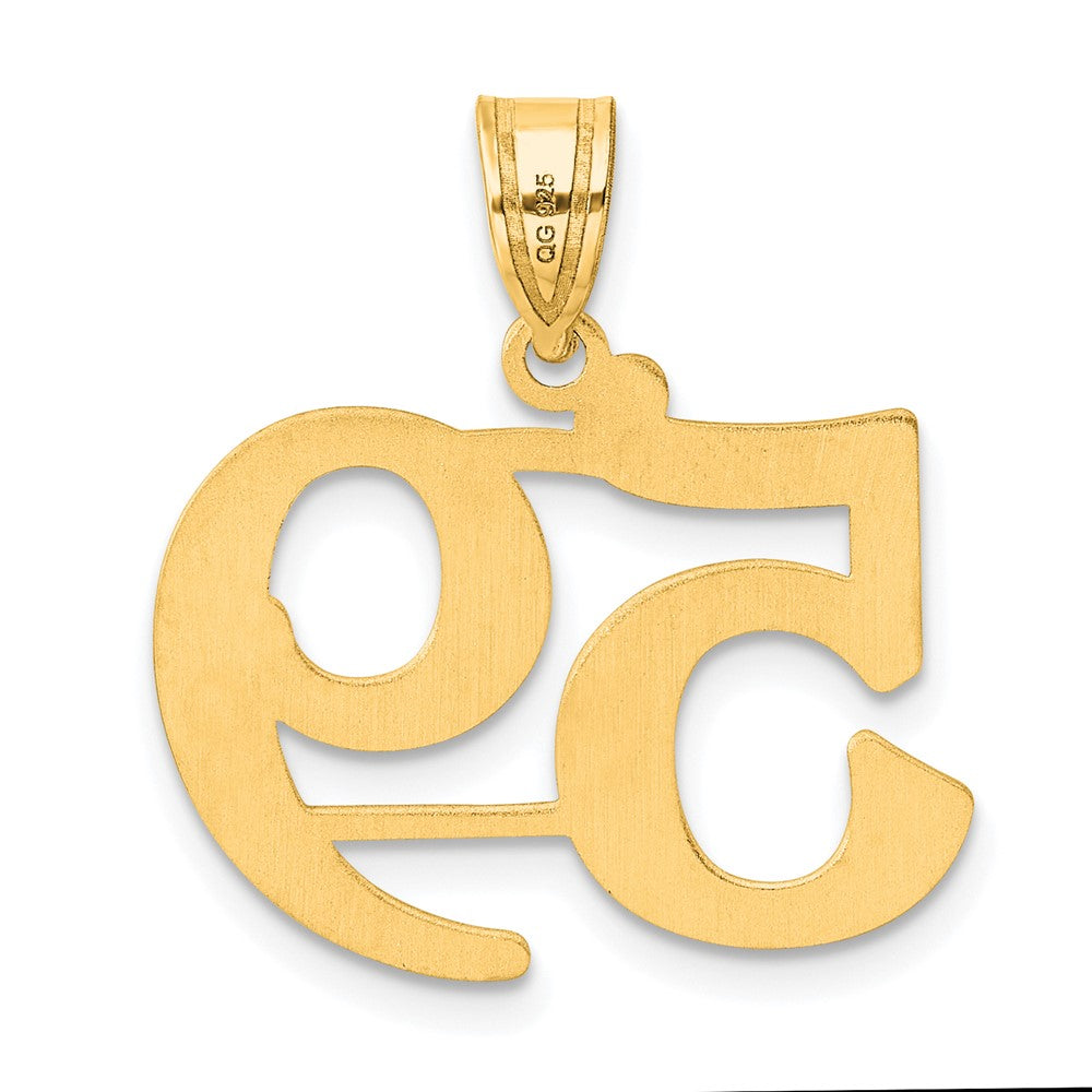 14k Polished Number 59 Pendant