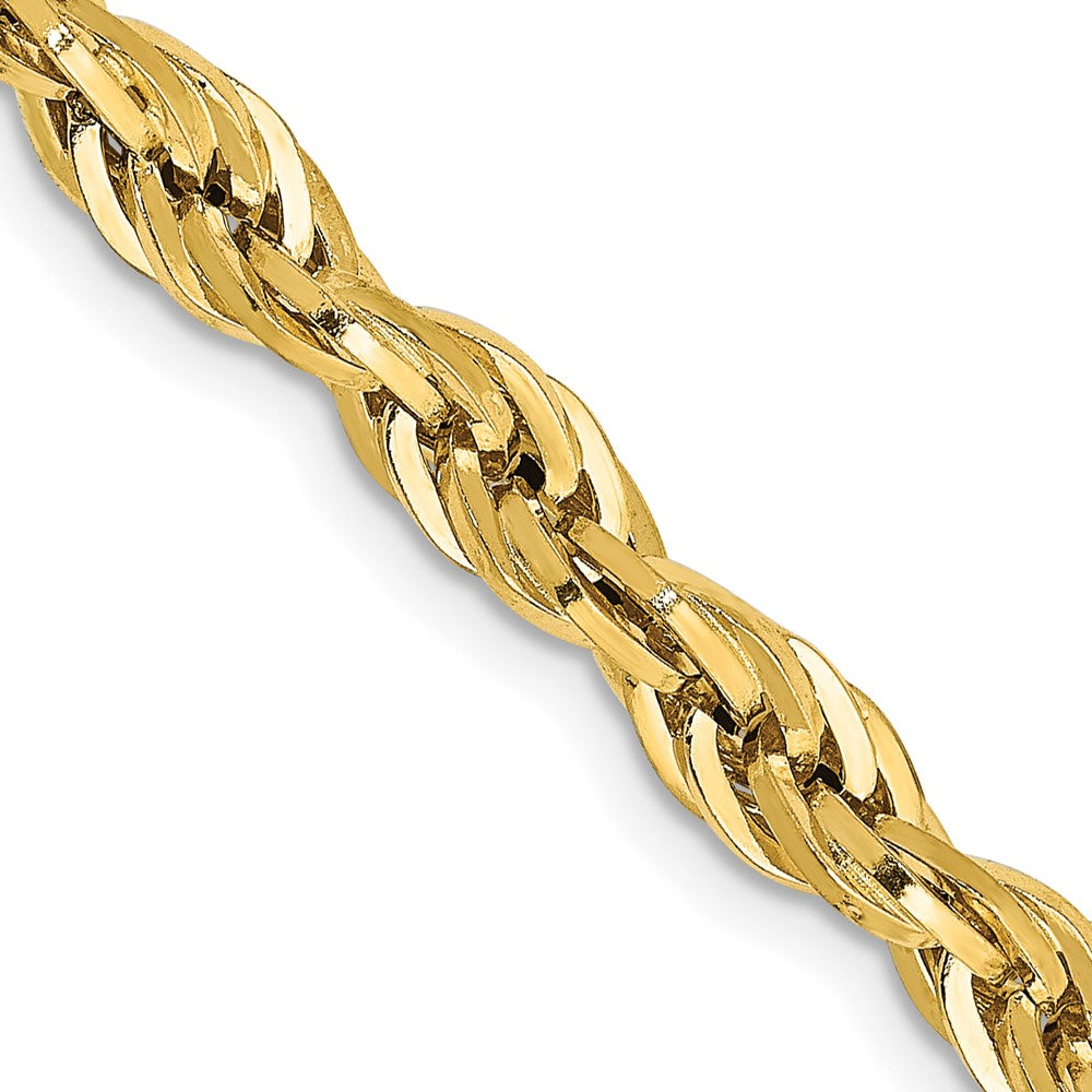 14K 26 inch 4.75mm Semi Solid Rope with Lobster Clasp Chain