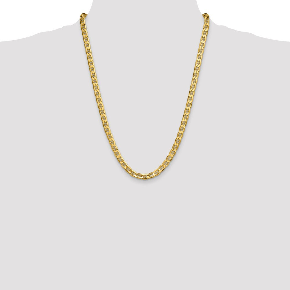 14k 7.0mm Semi-Solid Anchor Chain