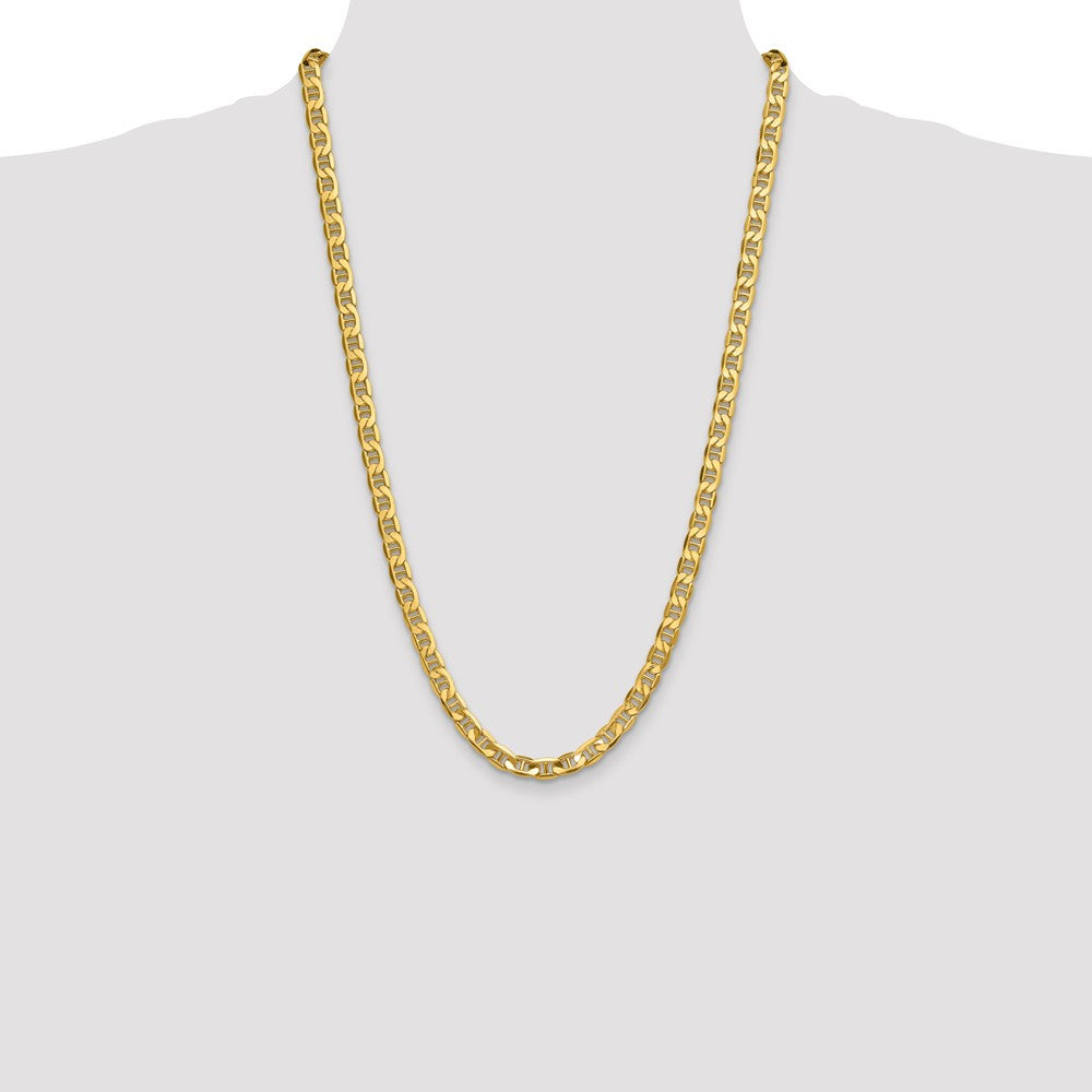 14k 7.0mm Semi-Solid Anchor Chain