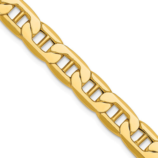 14k 8.25mm Semi-Solid Anchor Chain