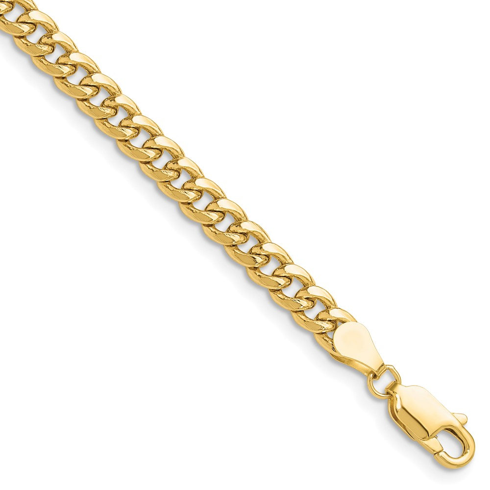 14k 4.5mm Semi-Solid Miami Cuban Chain