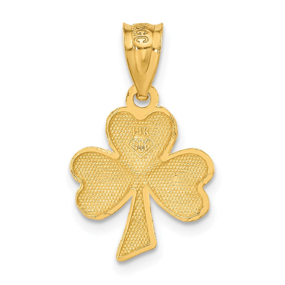 14k Shamrock Charm