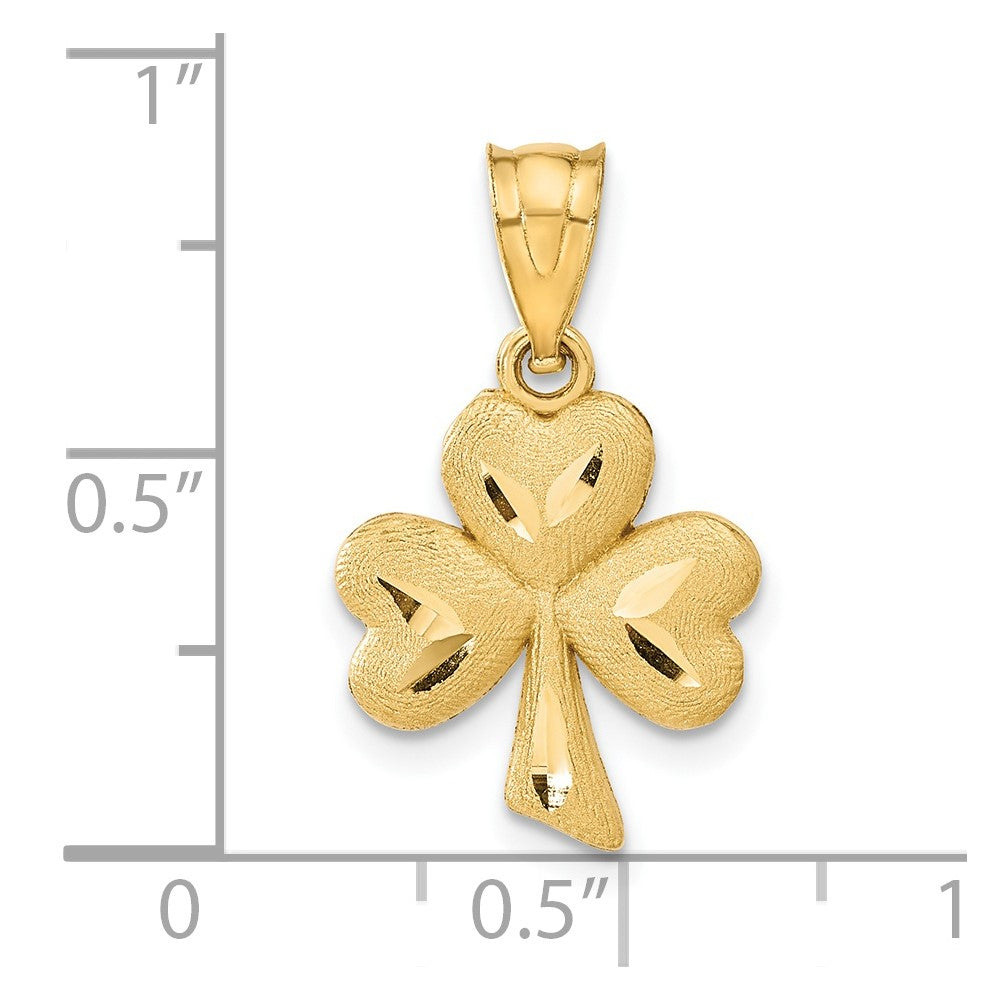 14k Shamrock Charm