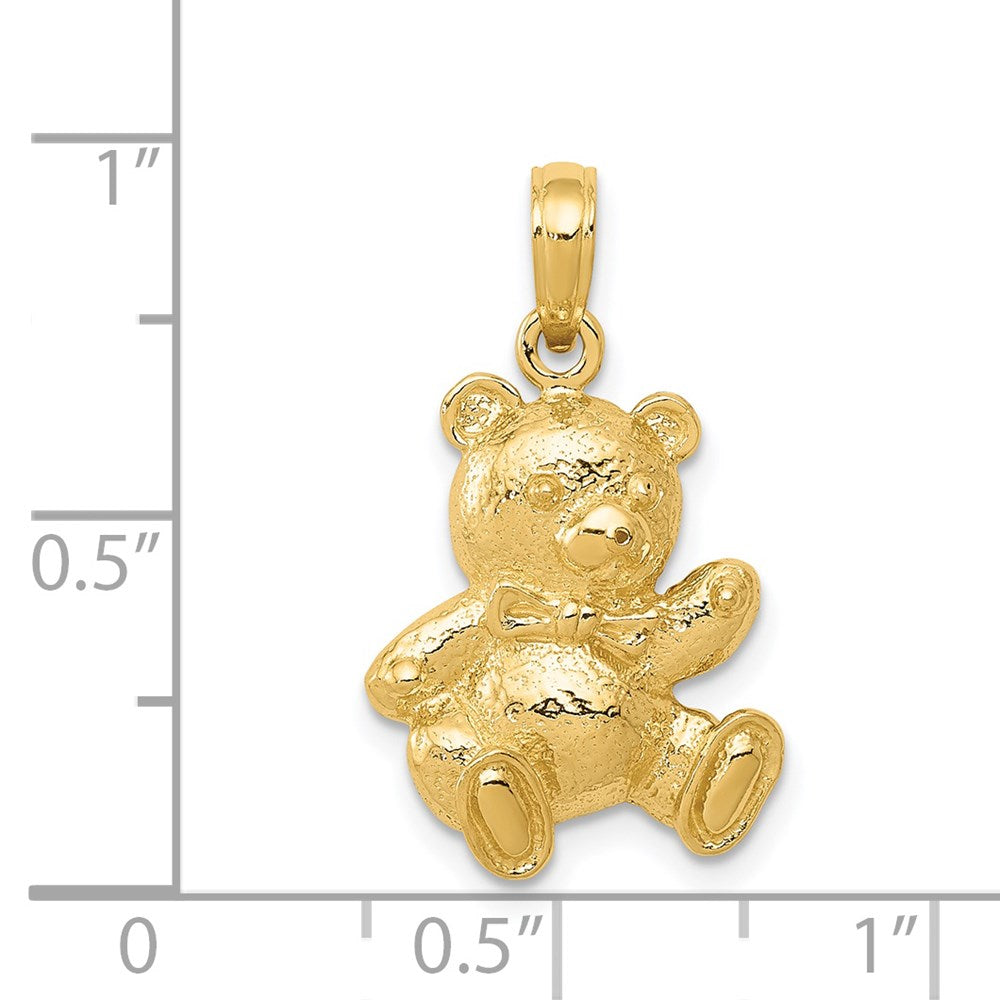14k Teddy Bear Pendant