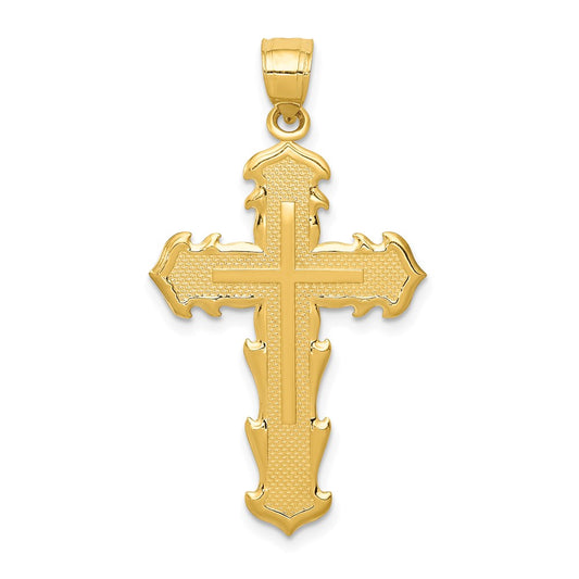14k Passion Cross Pendant
