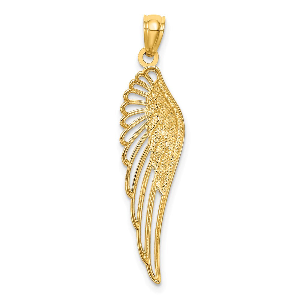 14K Angel Wing Pendant