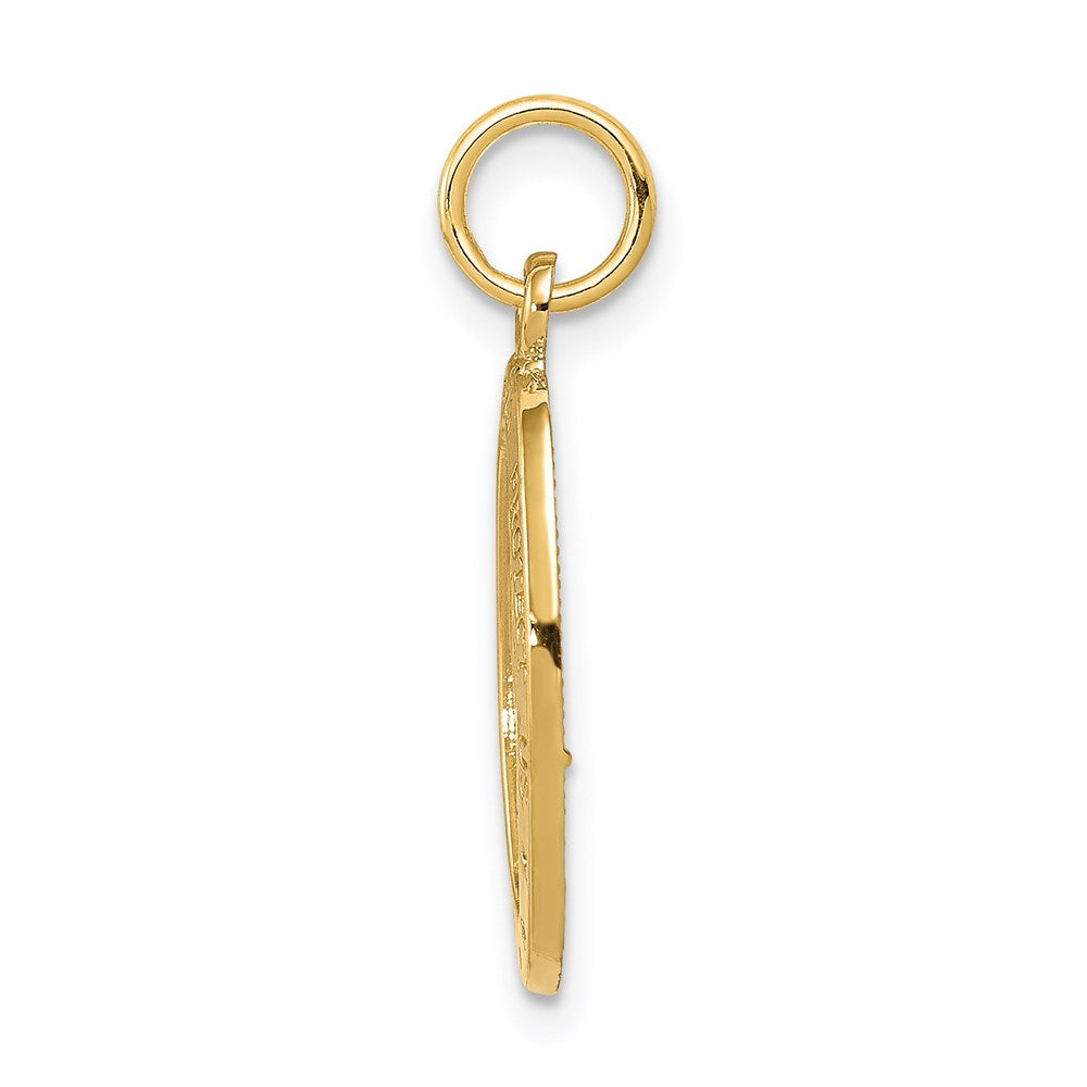 14k Saint Christopher Medal Charm