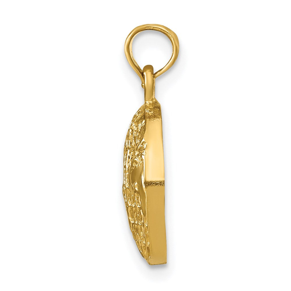 14k Polished Globe Pendant