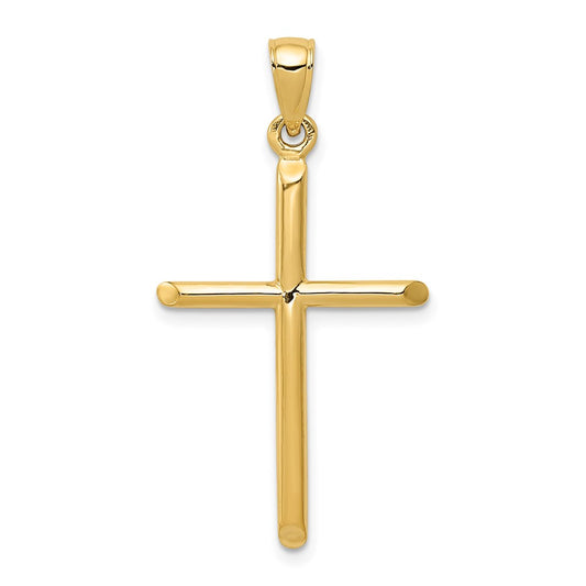 14k Polished Cross Pendant