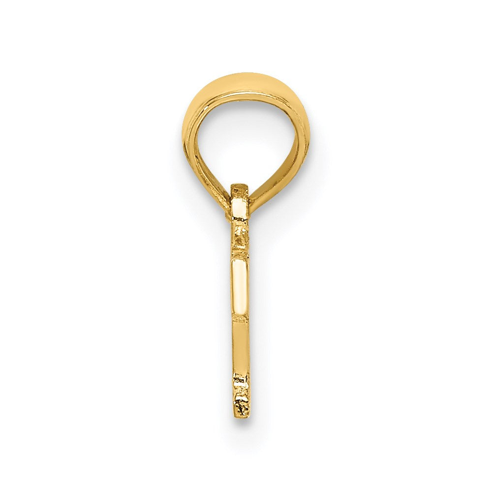 14K Polished BRAT Charm