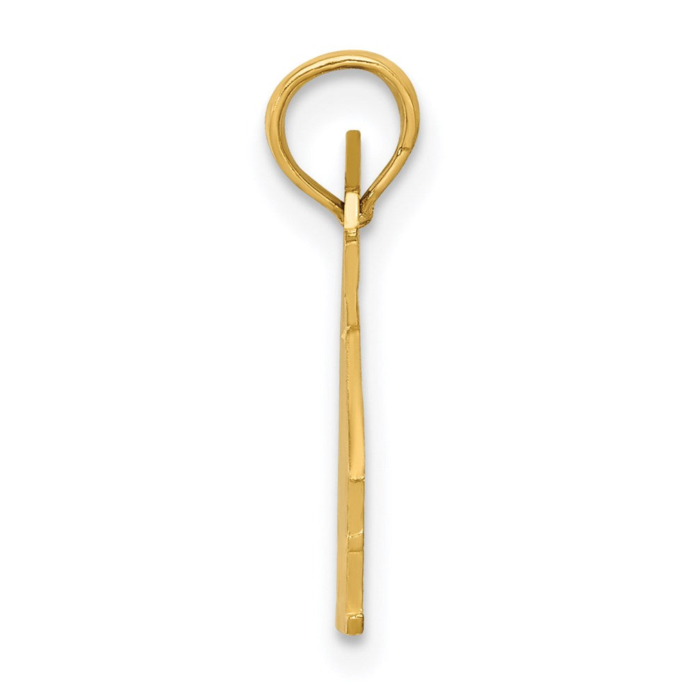 14K School House Pendant