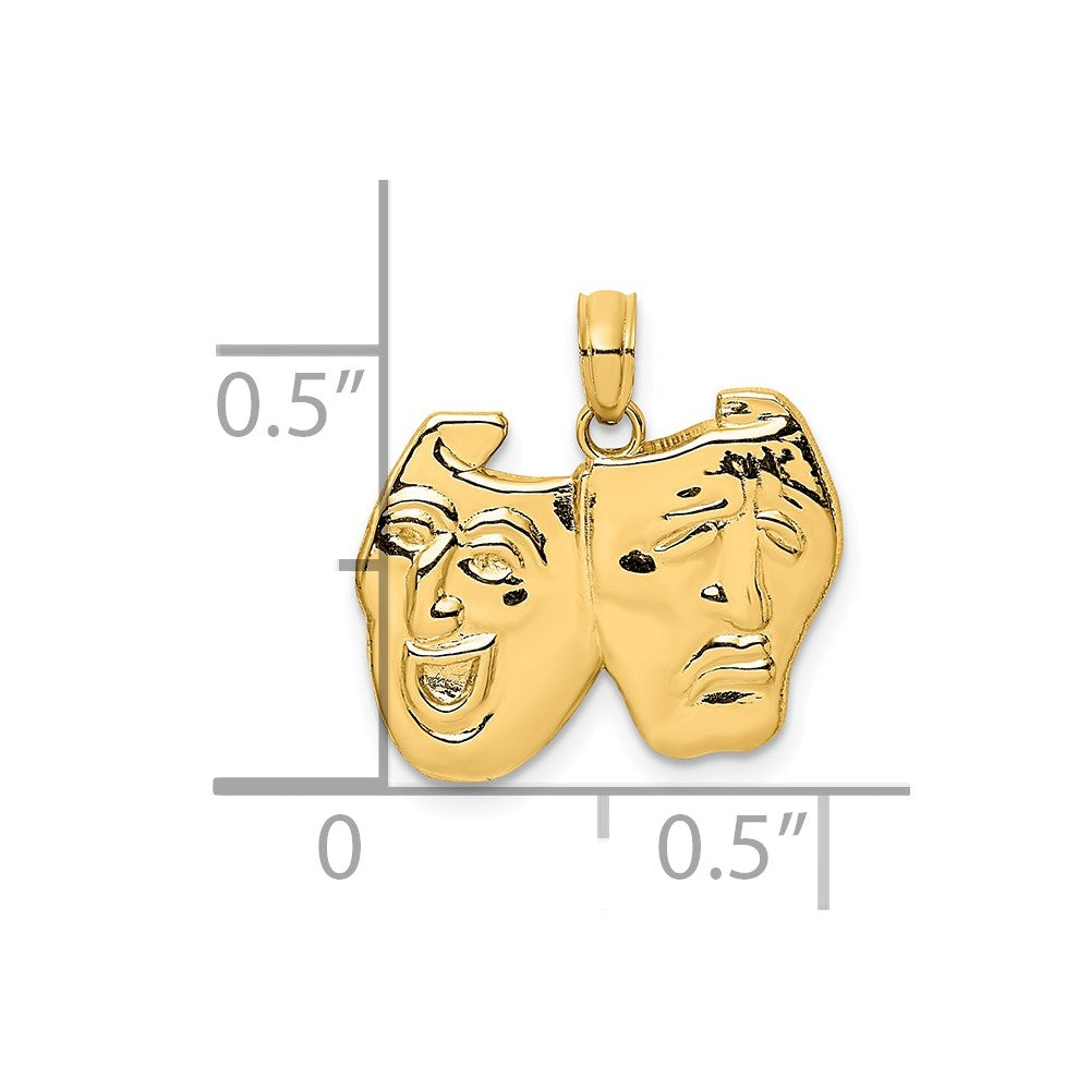 14K Comedy/Tragedy Charm