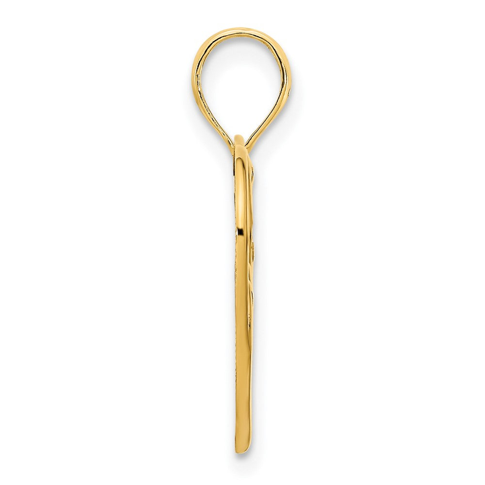 14k Heart in Heart Pendant