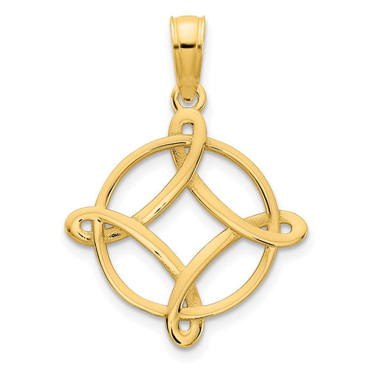 14ky Fancy Design Pendant