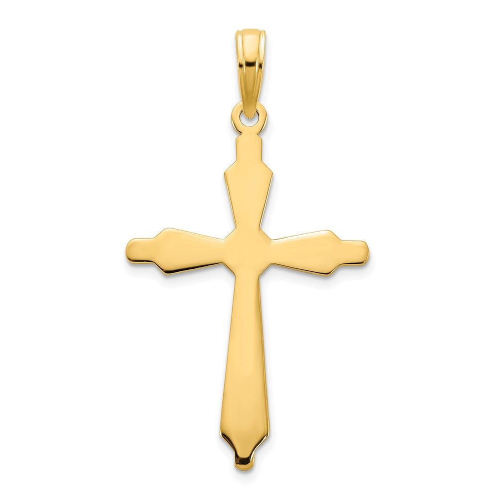 14ky Fancy Cross Pendant