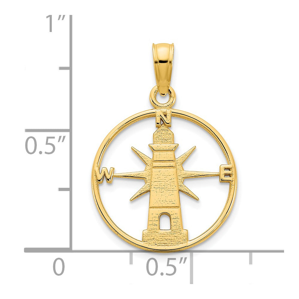 14k Lighthouse Charm