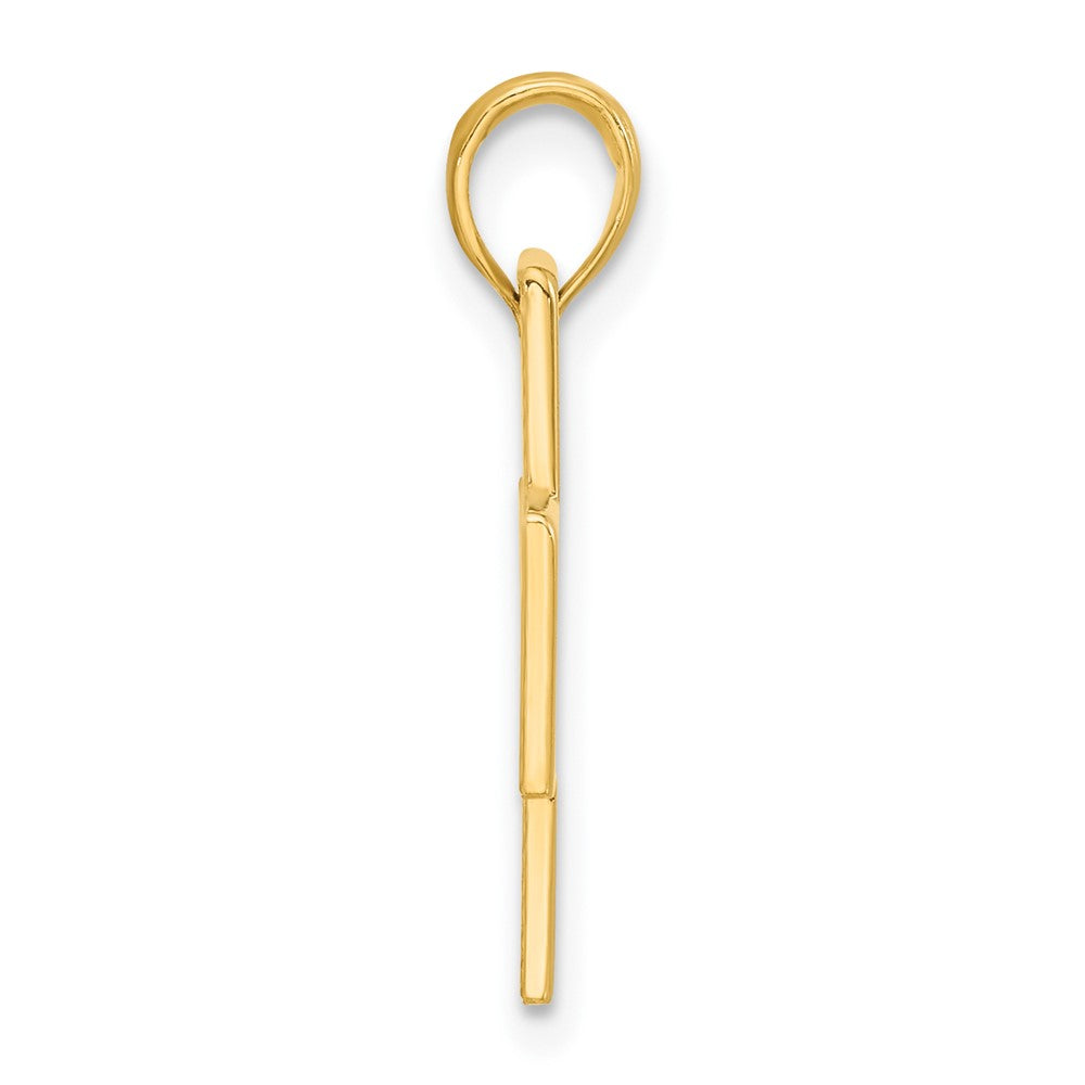 14k Polished Cross Pendant