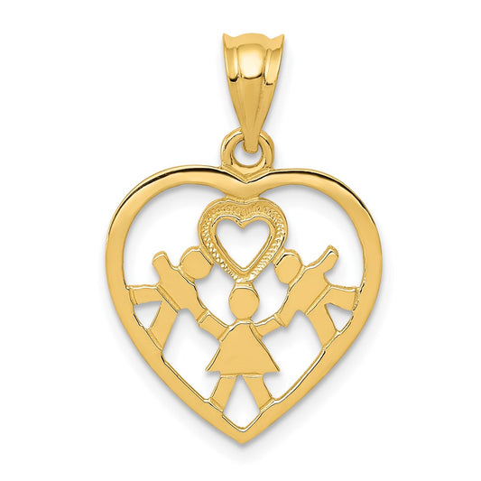 14k Heart Charm