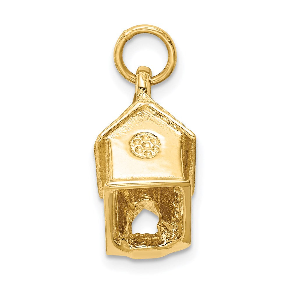 14k 3-D Church Charm