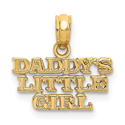 14k DADDYS LITTLE GIRL Charm