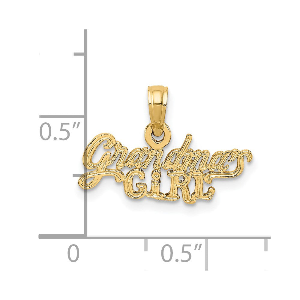14k GRANDMA'S GIRL Charm