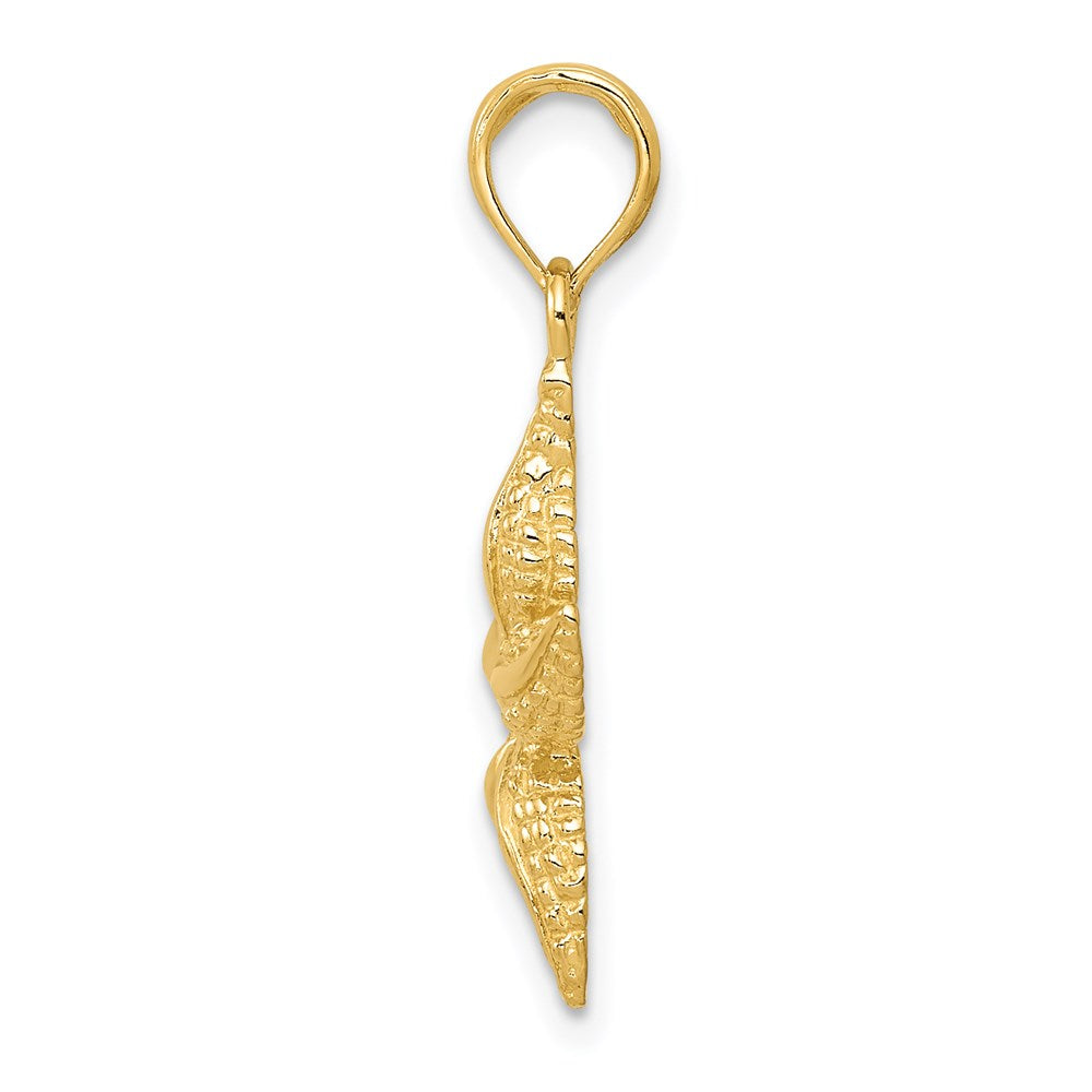 14k Starfish Pendant