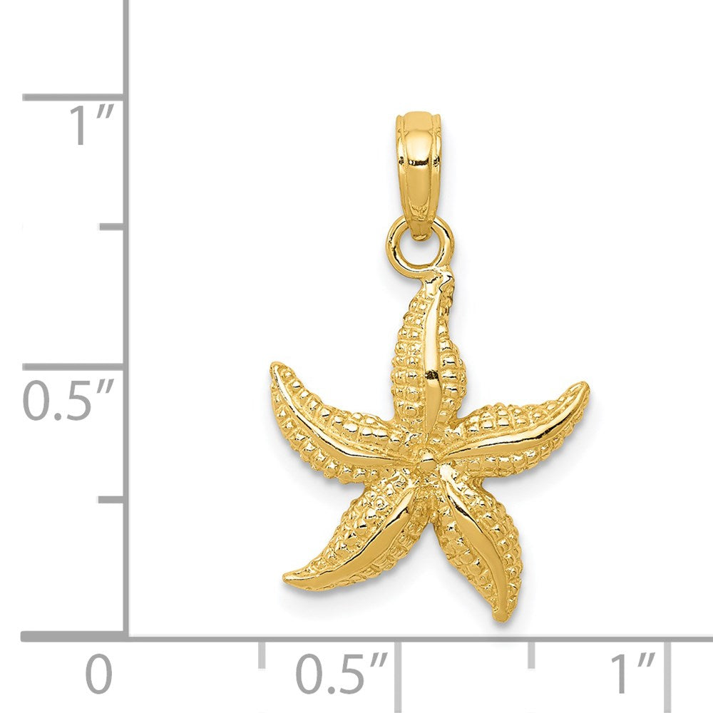 14k Starfish Pendant