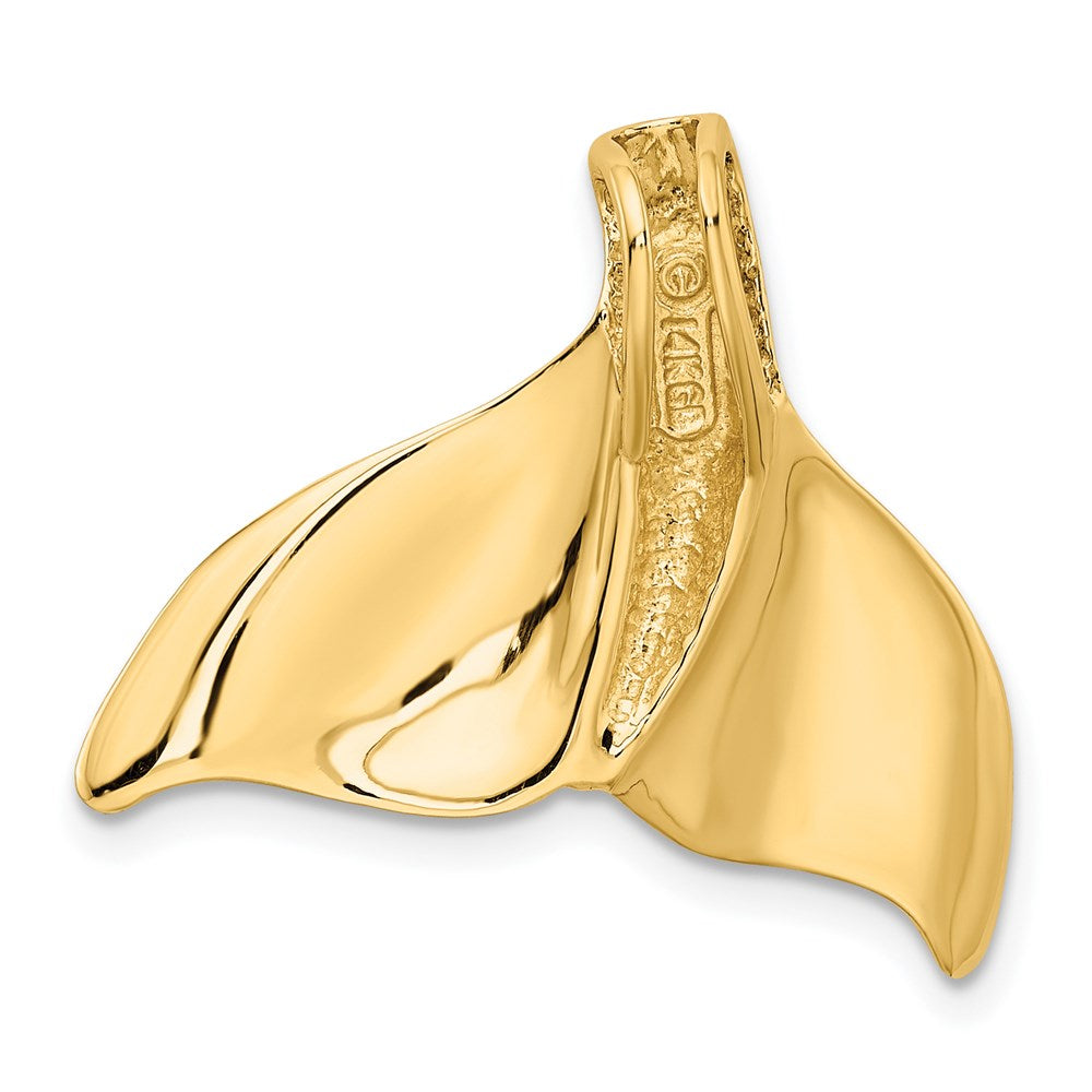 14K Whale Tail Chain Slide
