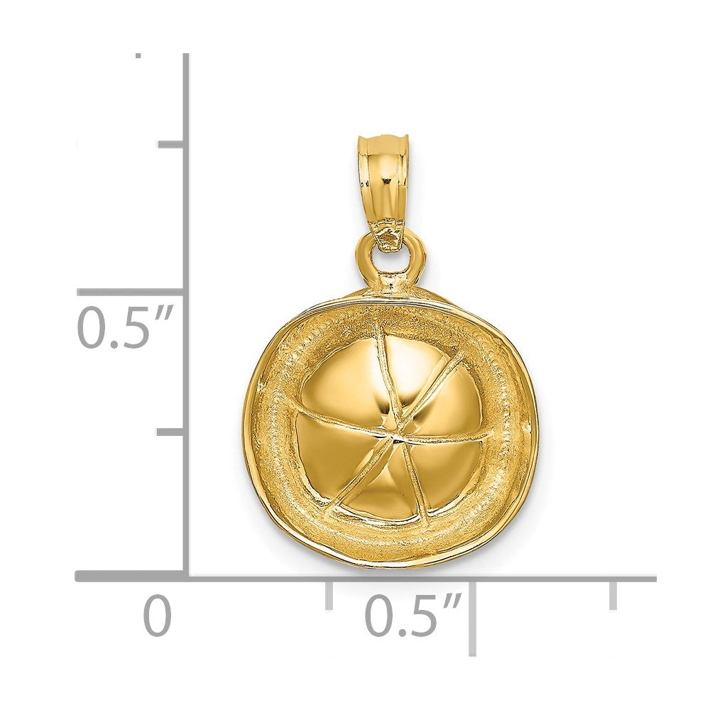 14K 3D Sailor Hat Charm
