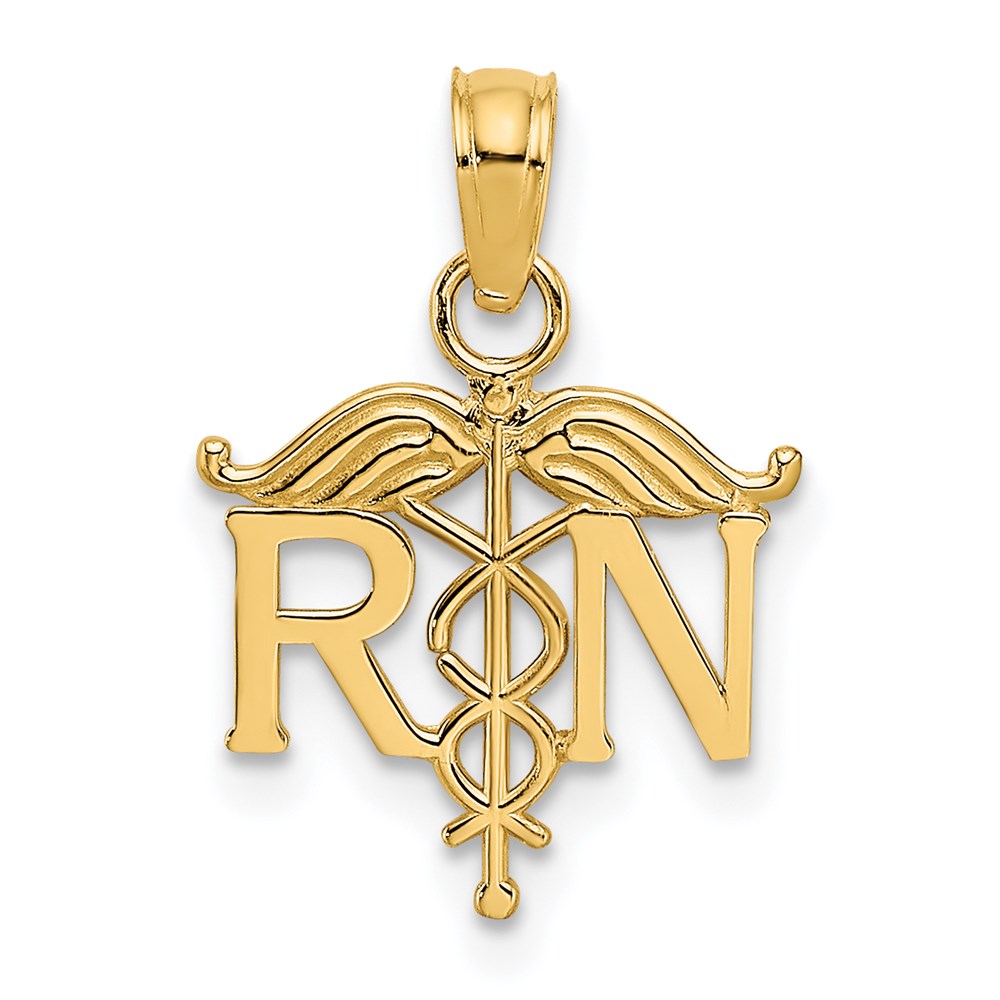 14k RN Registered Nurse Pendant