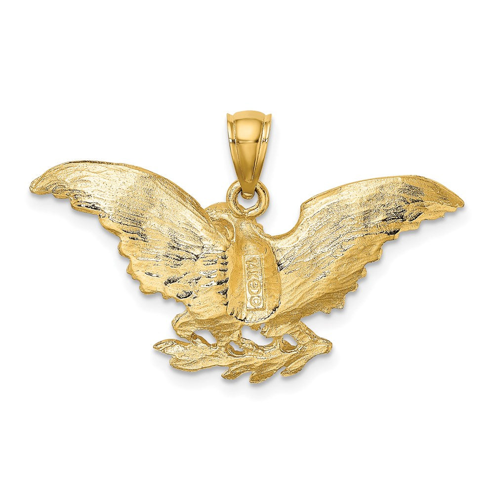 14K Eagle w/ Wings Spread Charm