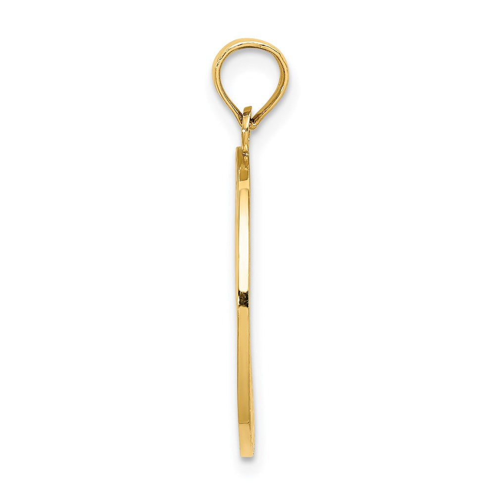 14K TRAVERSE CITY MI Enamel Cherry Charm