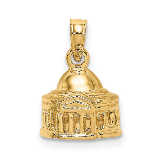 14K 3D Jefferson Memorial Building  Washington Charm