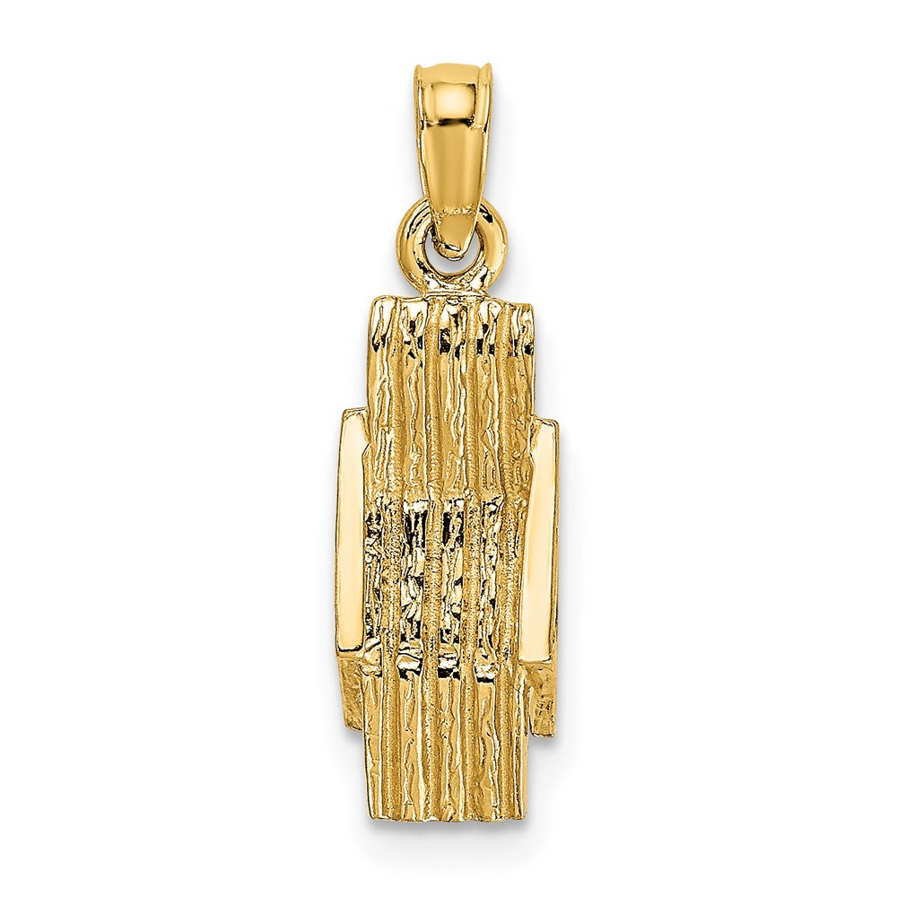 14K 3-D Lounge Beach Chair Charm