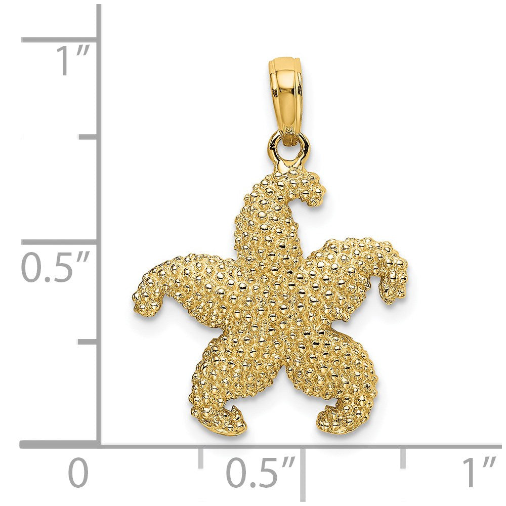 14K Starfish Charm