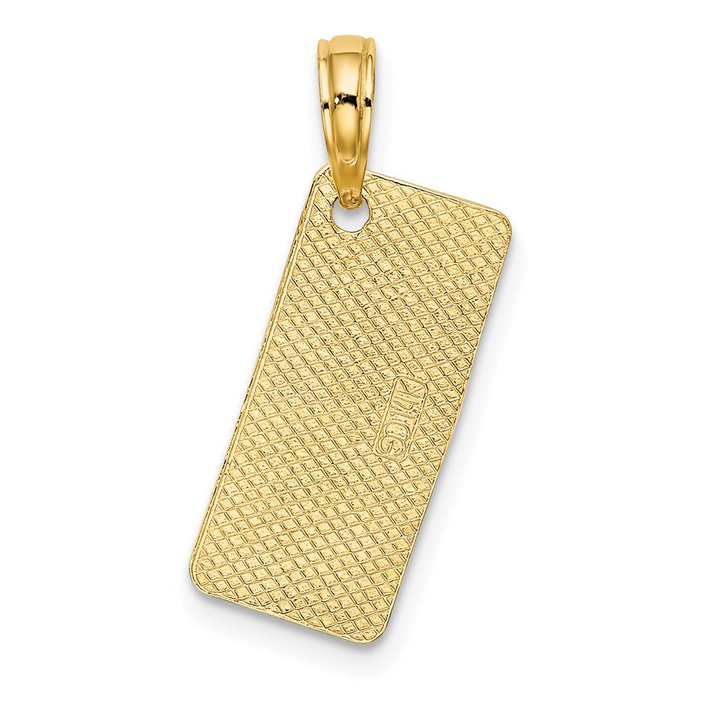 14K NEW JERSEY-LBI (Long Beach Island) License Plate Charm