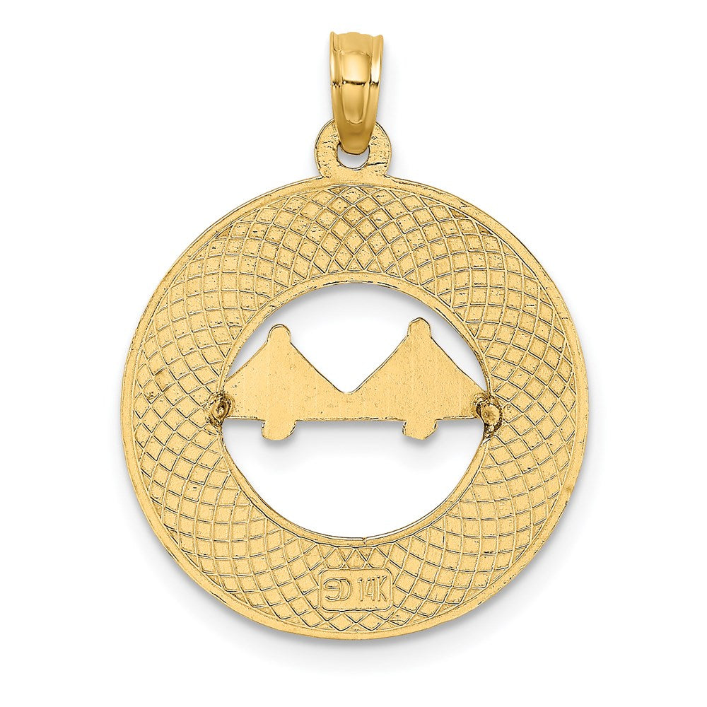 14K CHARLESTON Bridge Charm