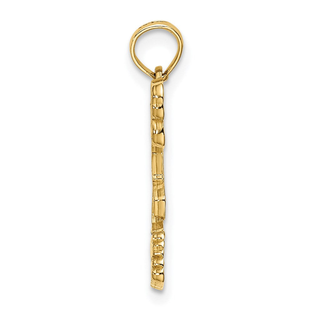 14K TURKS AND CAICOS Flamingo Charm